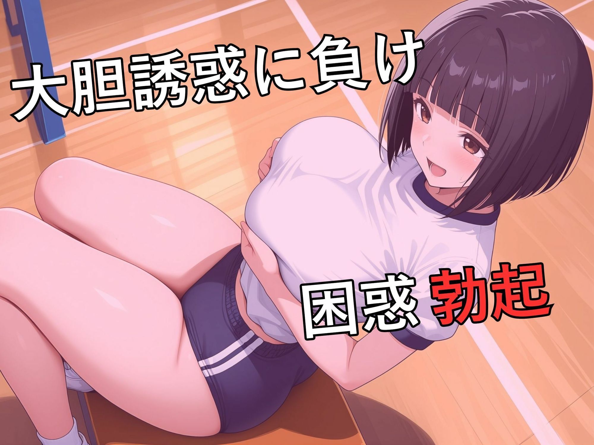生徒に体操着で迫られて何度も中出しセックス  逢坂凛 - サンプル画像 3