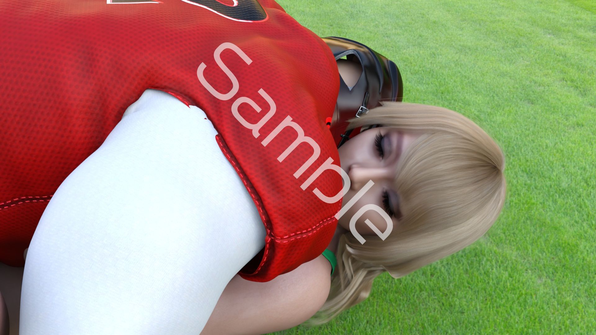 【△100】古舘友梨 陸上部の助っ人として大会に出たところ、同じスタジアムに来ていたアメフト部の男子に犯●れる Vol.001（正常位） - サンプル画像 3