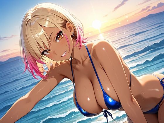 爆乳ビキニギャル〜夏のビーチでハメまくる〜 - サンプル画像 4