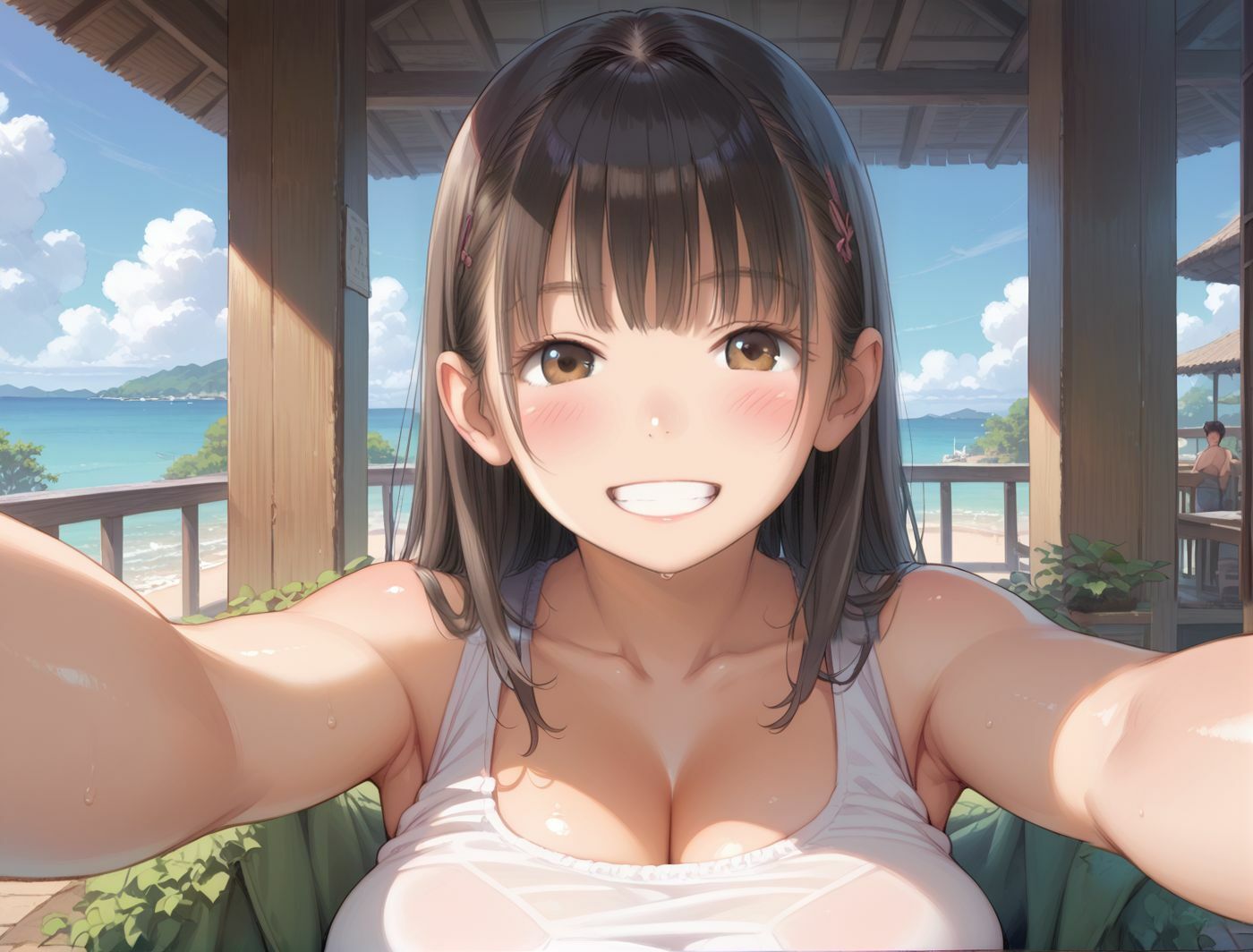 オナニー好きのデカ尻童顔人妻 - サンプル画像 8