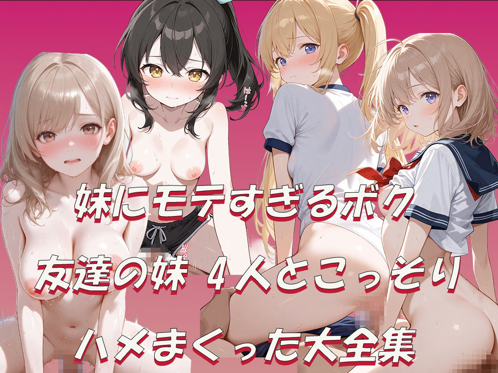 なぜか友達の妹にモテまくるのでこっそりえっちしまくった思い出 - サンプル画像 1