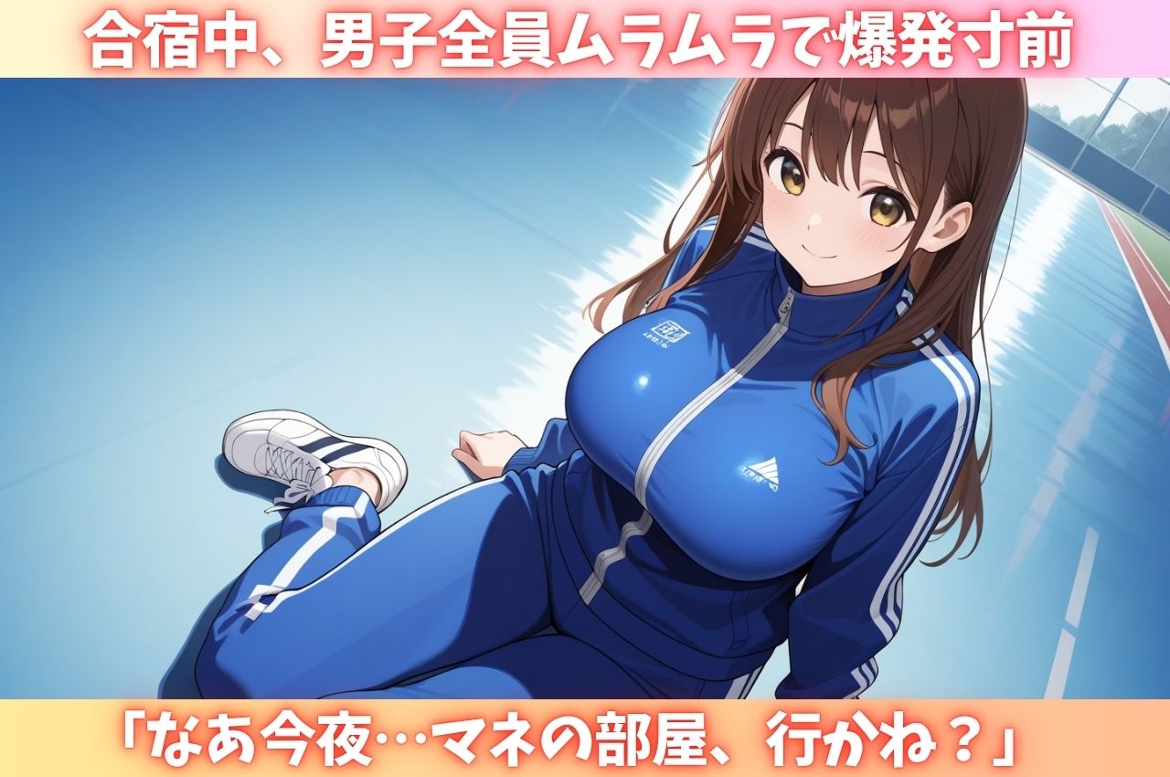 皆の憧れ巨乳女子マネが合宿中に部員の生チンを次々と受け入れ連続中出し！！ - サンプル画像 1