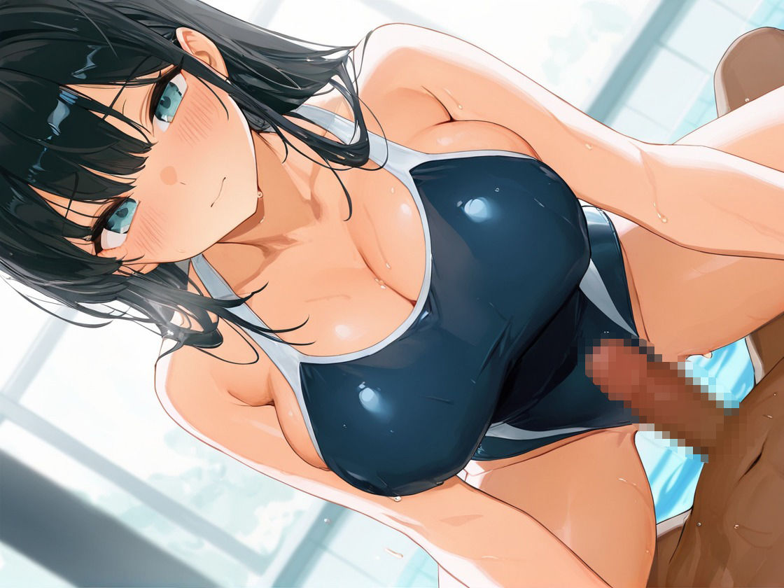 性指導ー爆乳スク水編ー - サンプル画像 1