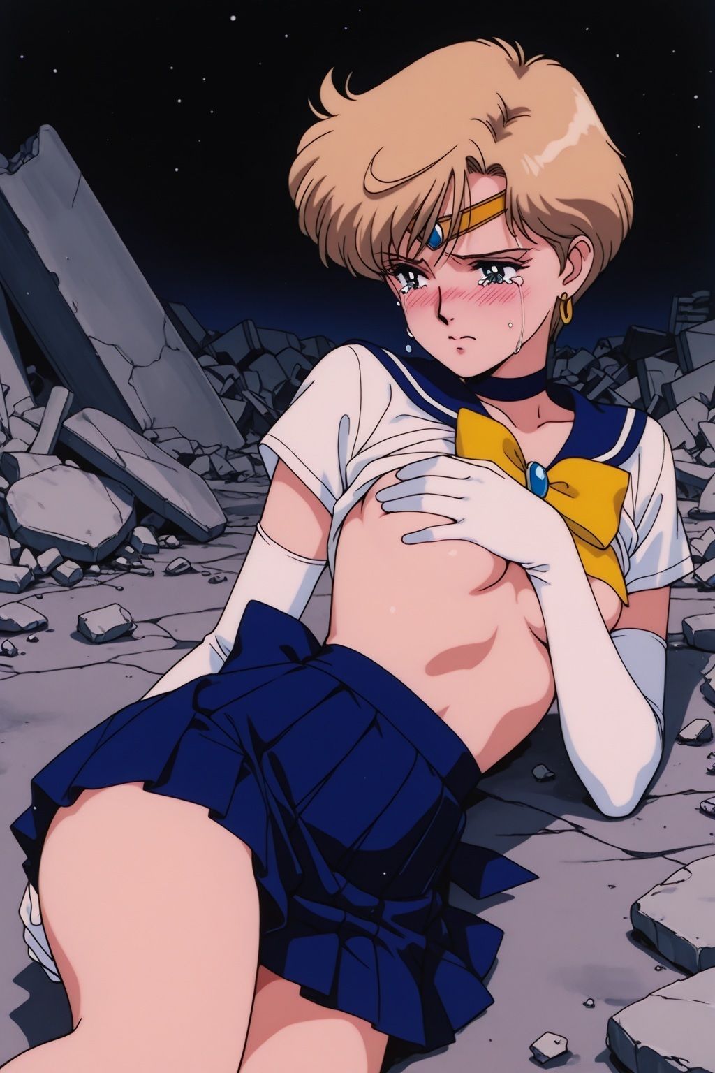 敗北ヒロイン 美少女戦士ウラヌスの陥落 - サンプル画像 6