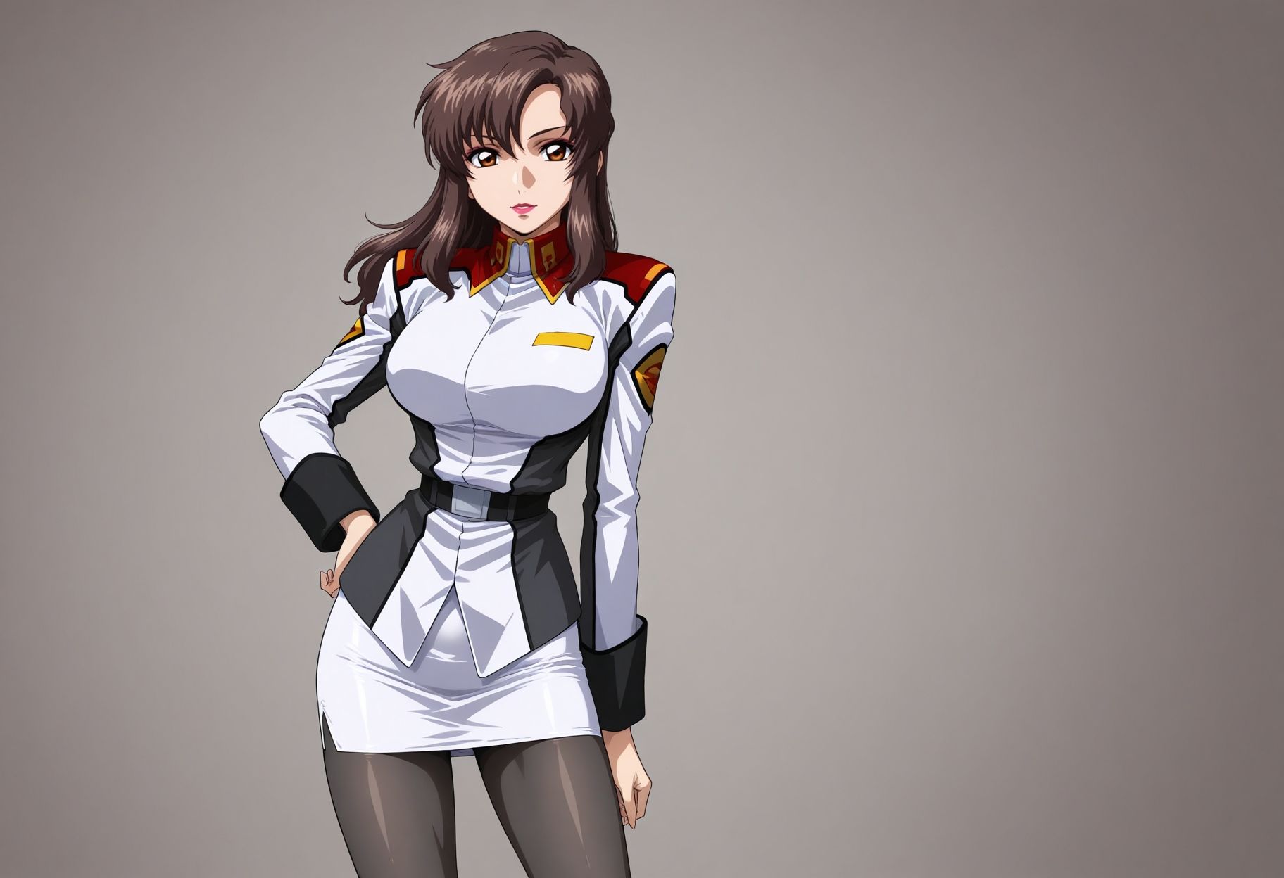 交わる視線ではじまる秘め事  マリュー×タリア - サンプル画像 1