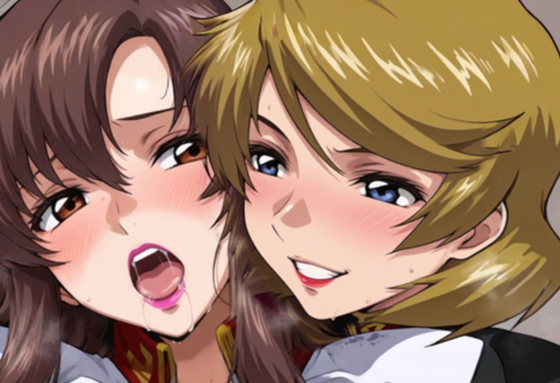 交わる視線ではじまる秘め事  マリュー×タリア - サンプル画像 6