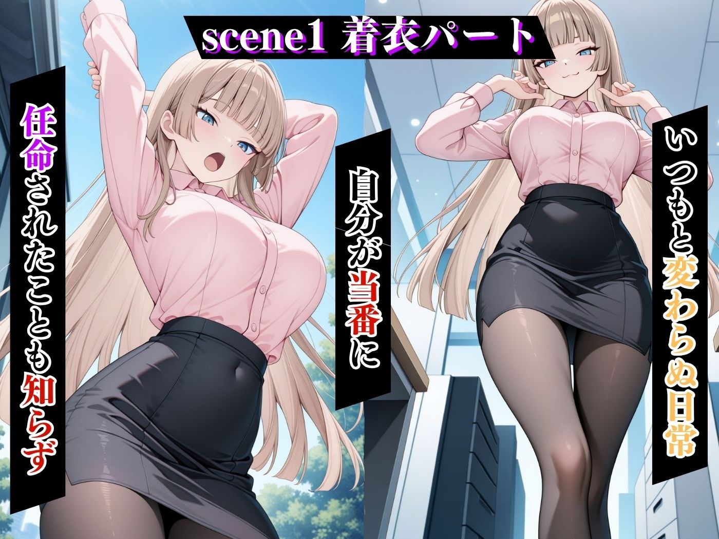 今日の性直担当は君達だ〜OL×巨乳ギャル〜 - サンプル画像 4
