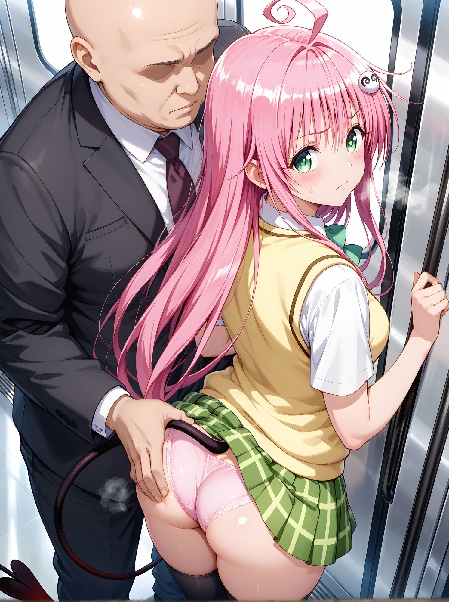ララが痴●おじさんに寝取られて孕むまで - サンプル画像 2