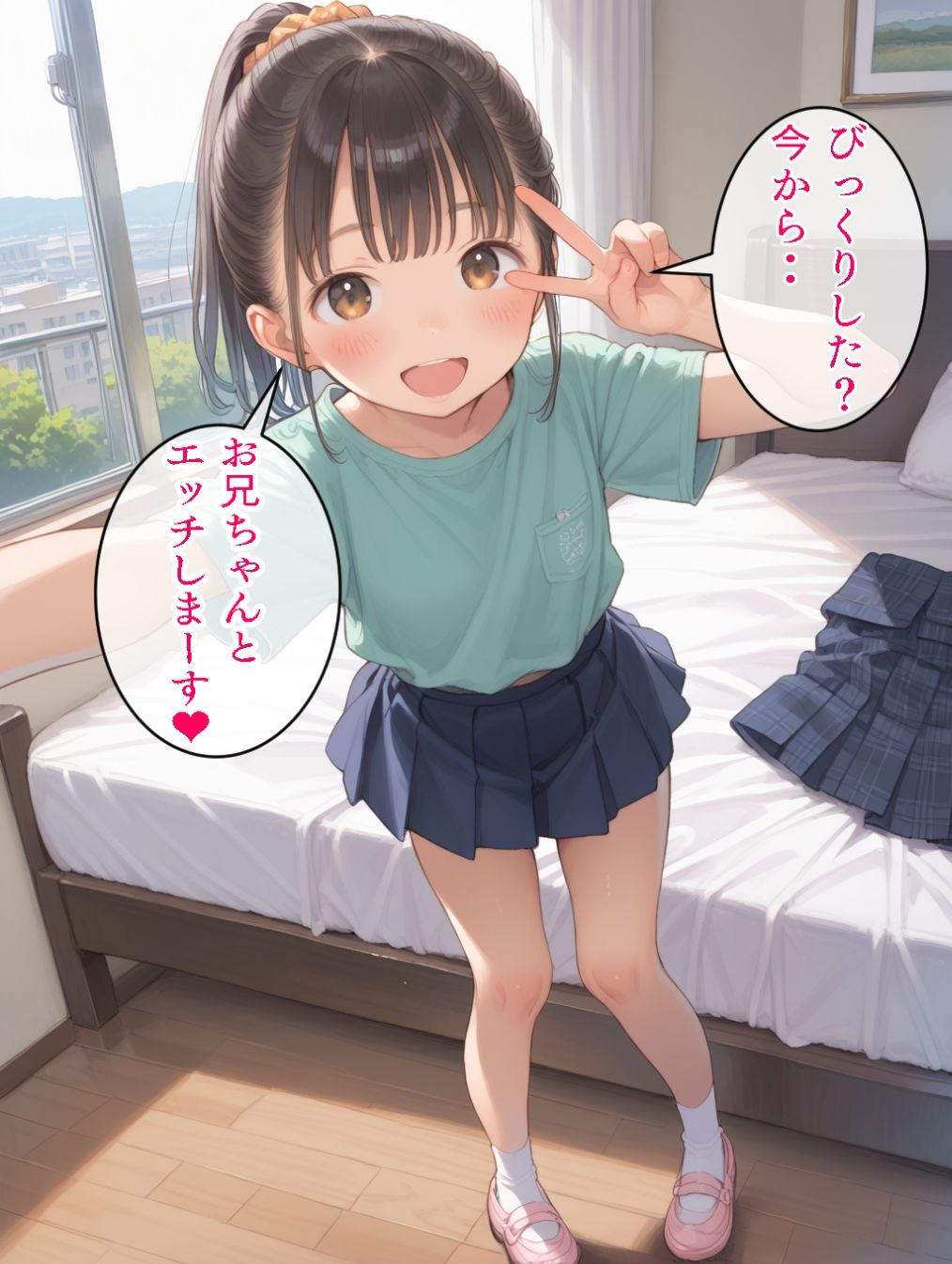妹の俺への挑発がヤバすぎて我慢できそうにない - サンプル画像 2