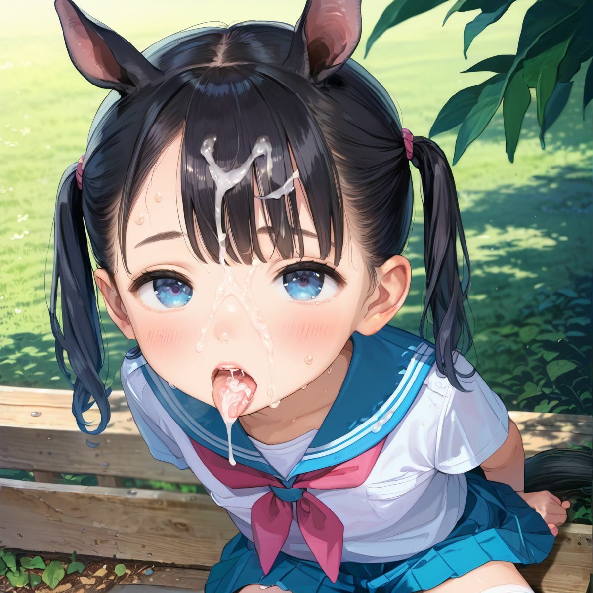 発情！ちっぱいケモ娘たちの日常03 - サンプル画像 2