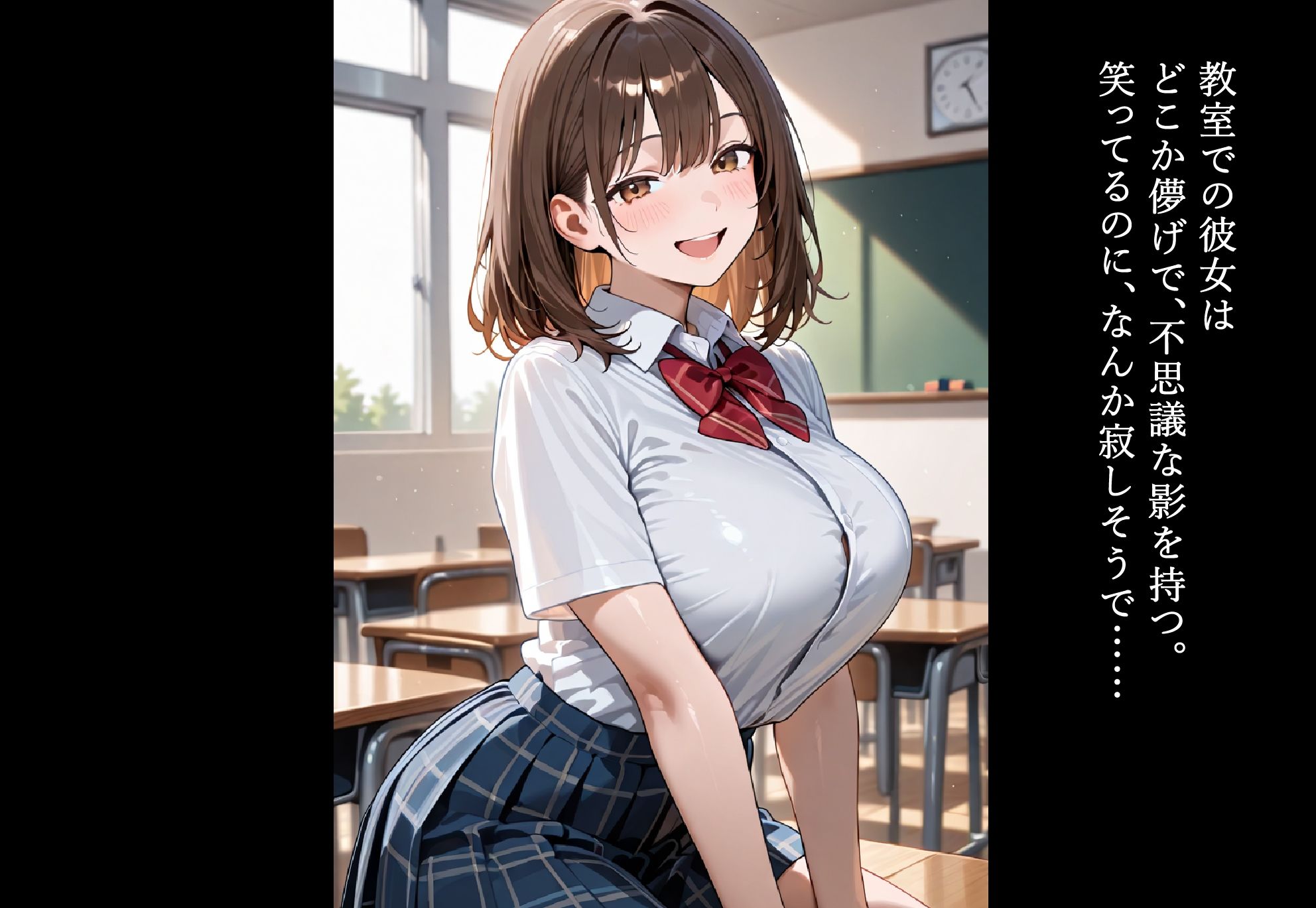 発情期女子校生 快感教室セックス - サンプル画像 1