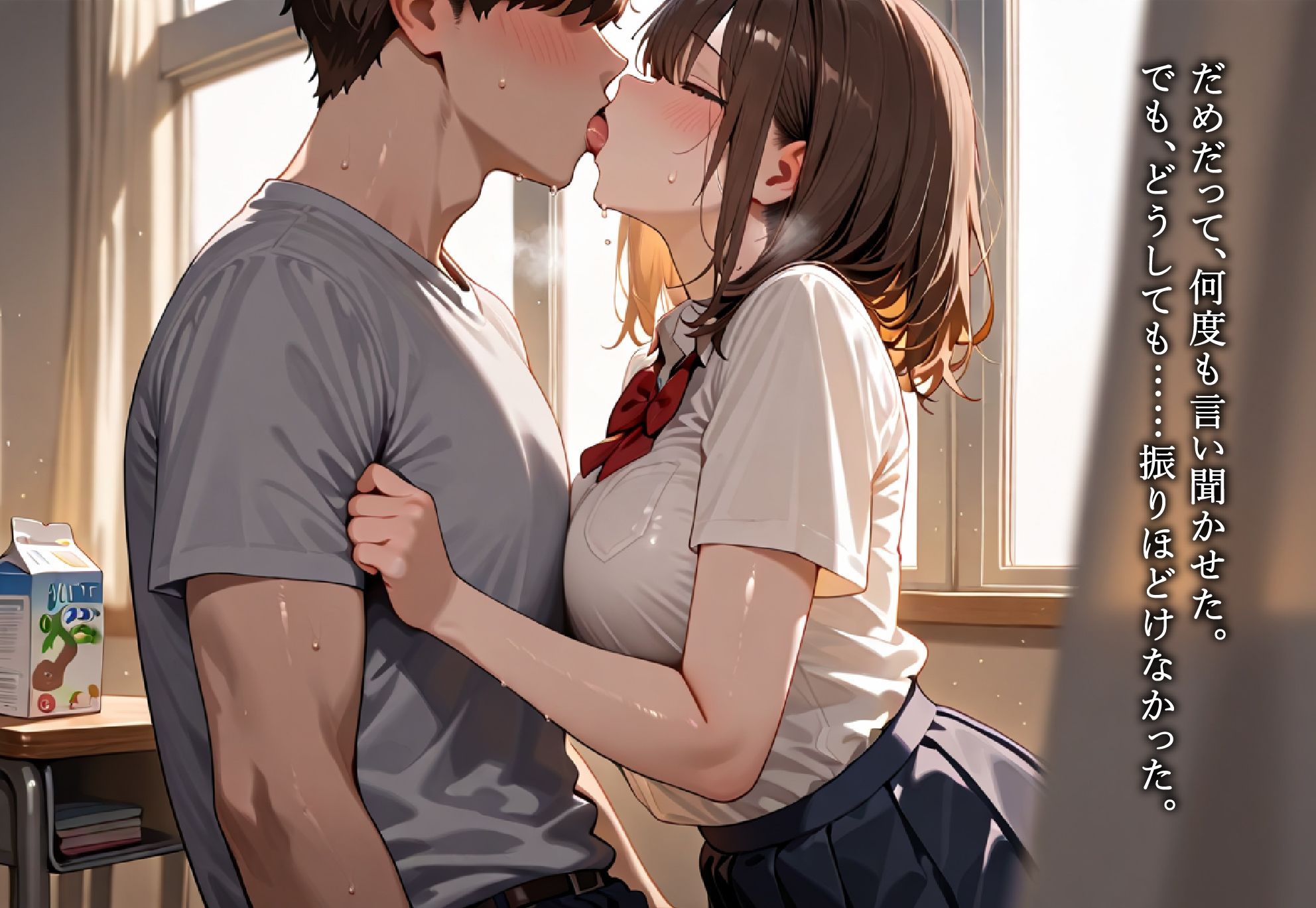 発情期女子校生 快感教室セックス - サンプル画像 4