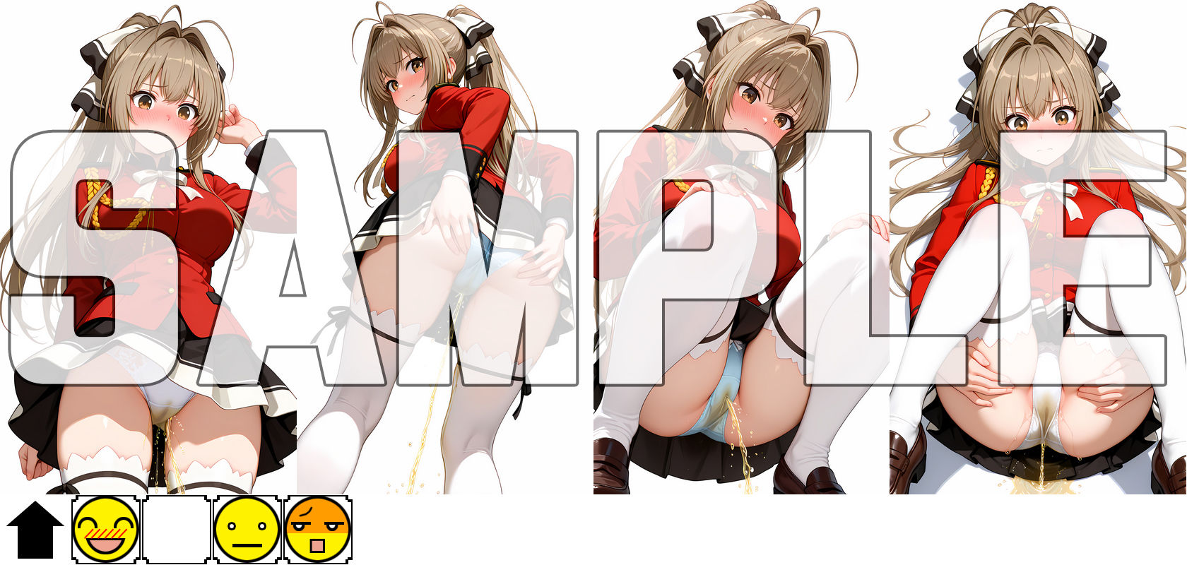 オモシューAI おしっこお漏らしするヒロイン003 - サンプル画像 3