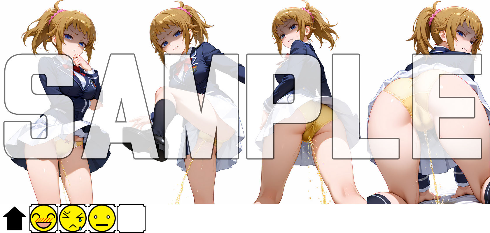 オモシューAI おしっこお漏らしするヒロイン003 - サンプル画像 5
