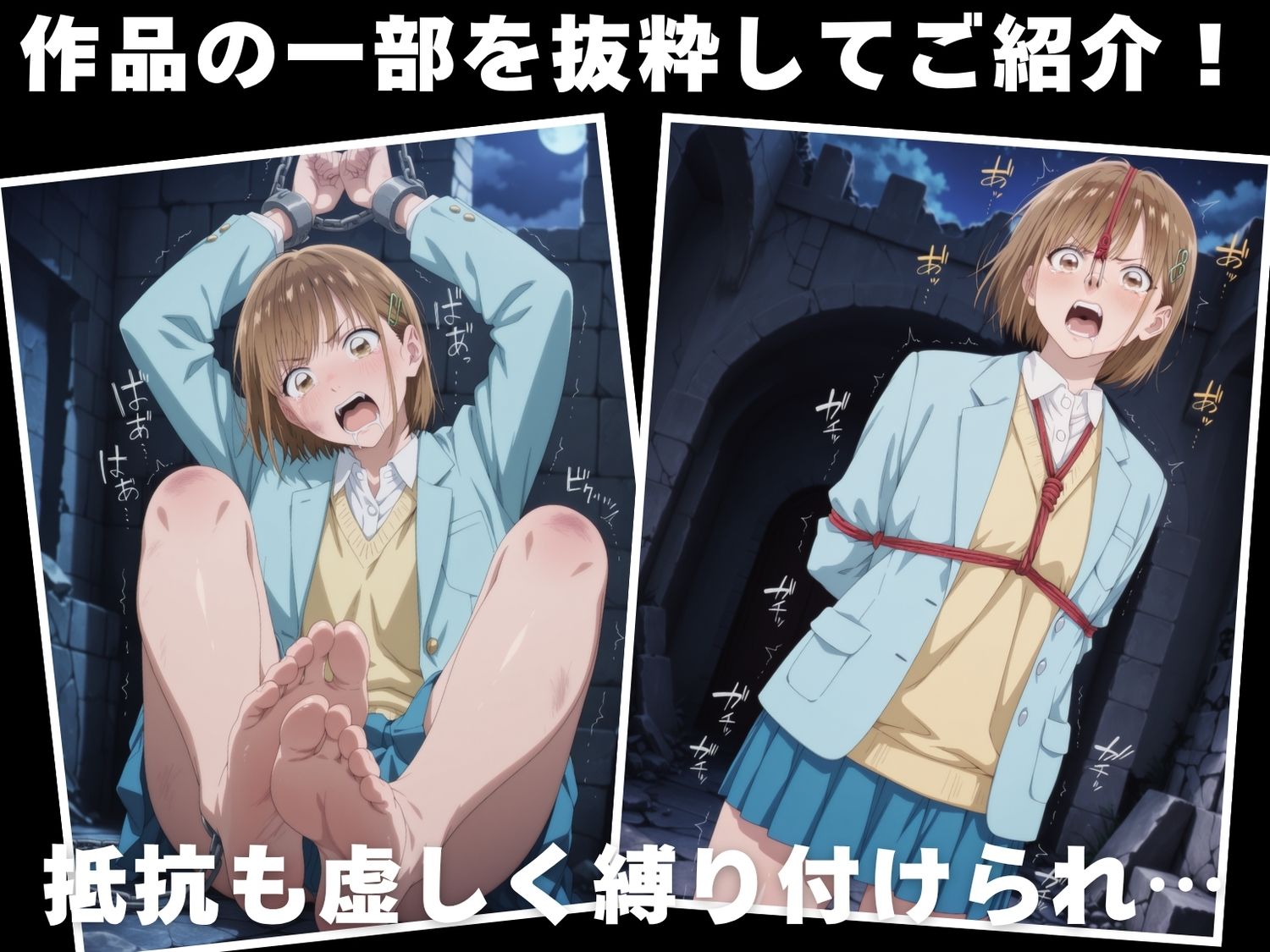 【調教・拘束・触手】鹿● 千夏 - サンプル画像 1