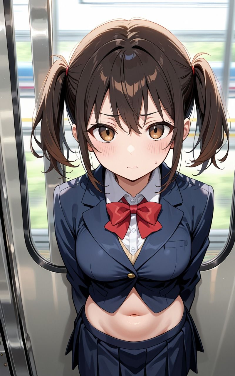 電車内SEX 犯●れるJK - サンプル画像 4