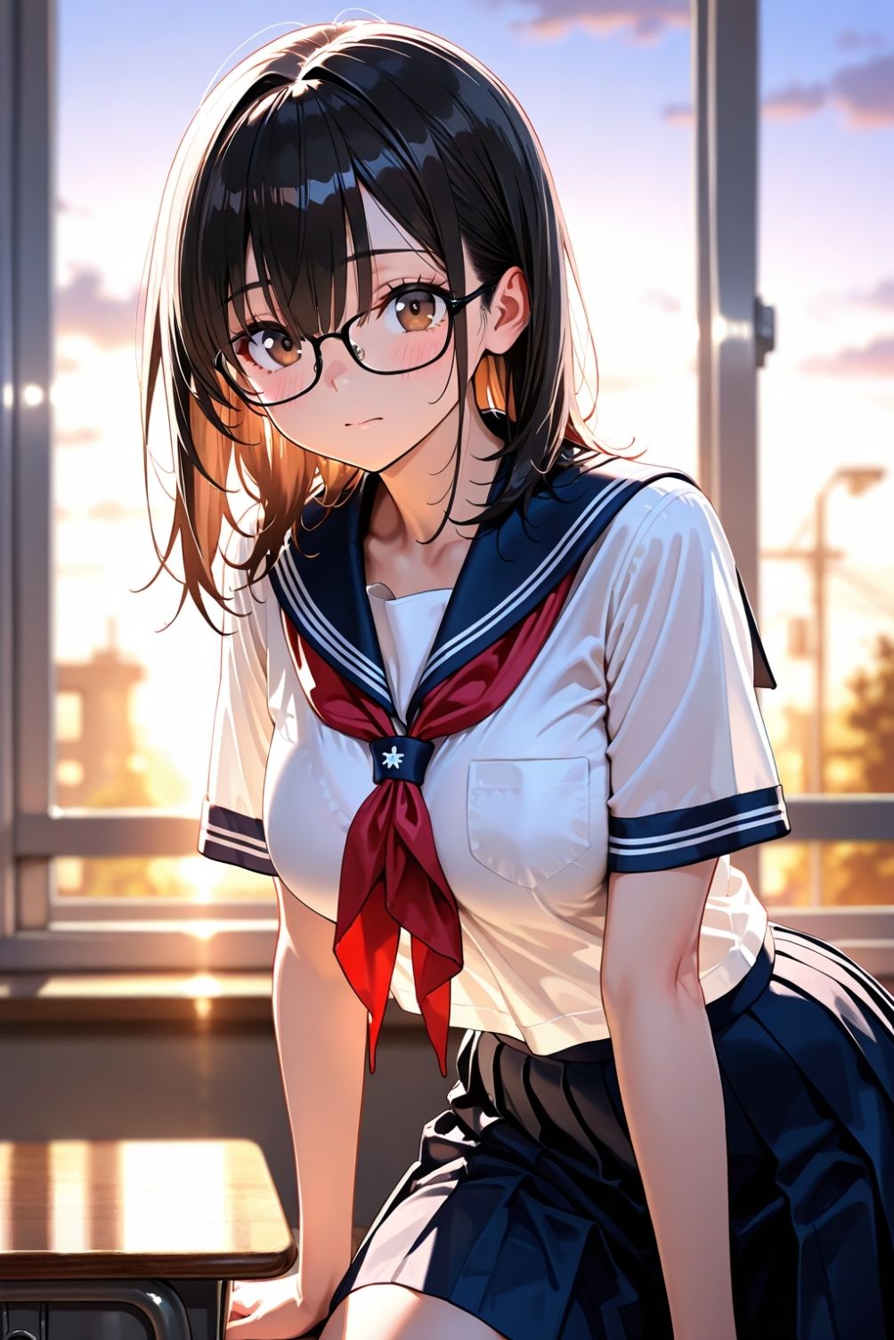 地味子が放課後はヤバいって噂 - サンプル画像 1