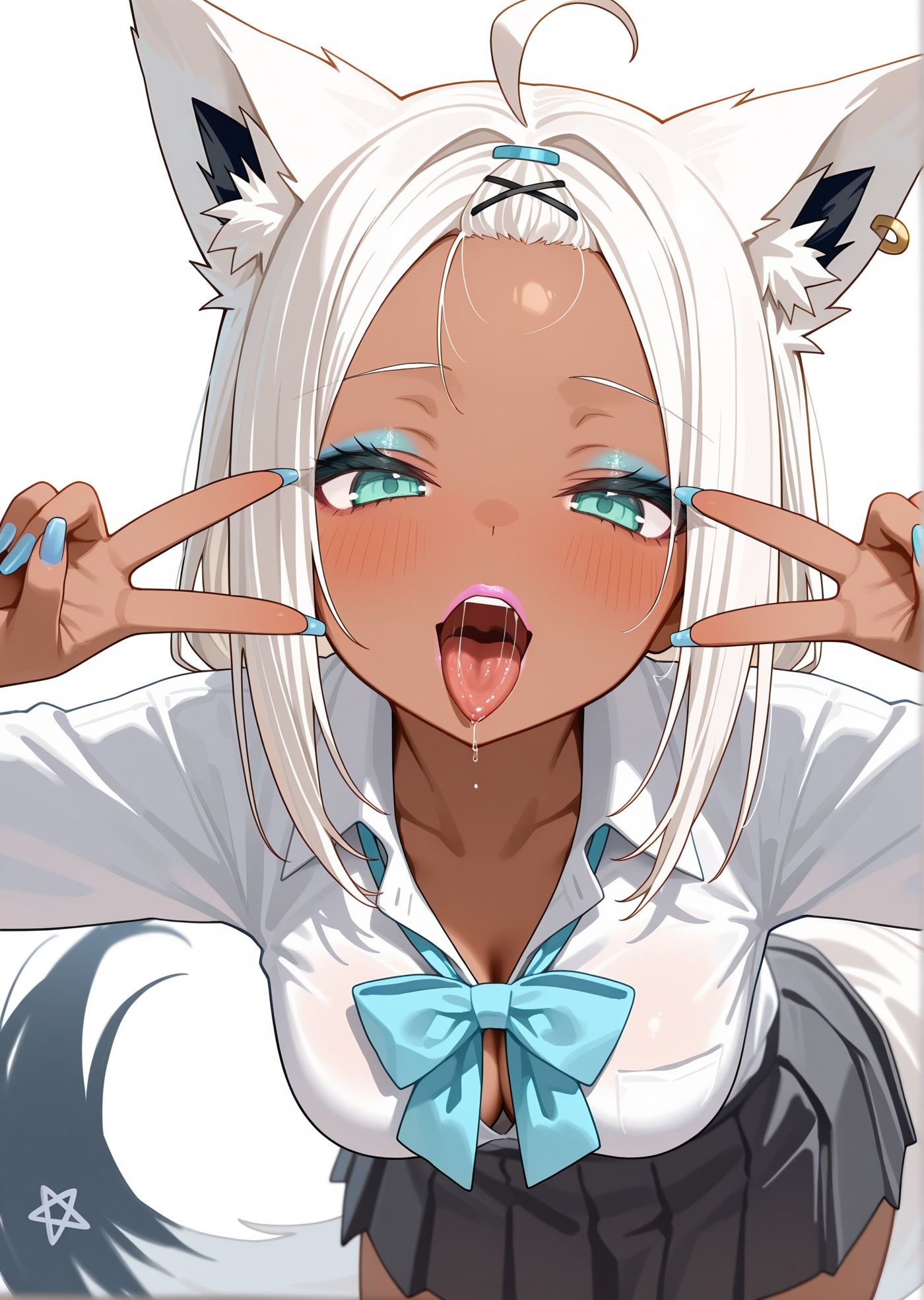 黒ギャルホロ◯イブ - サンプル画像 1