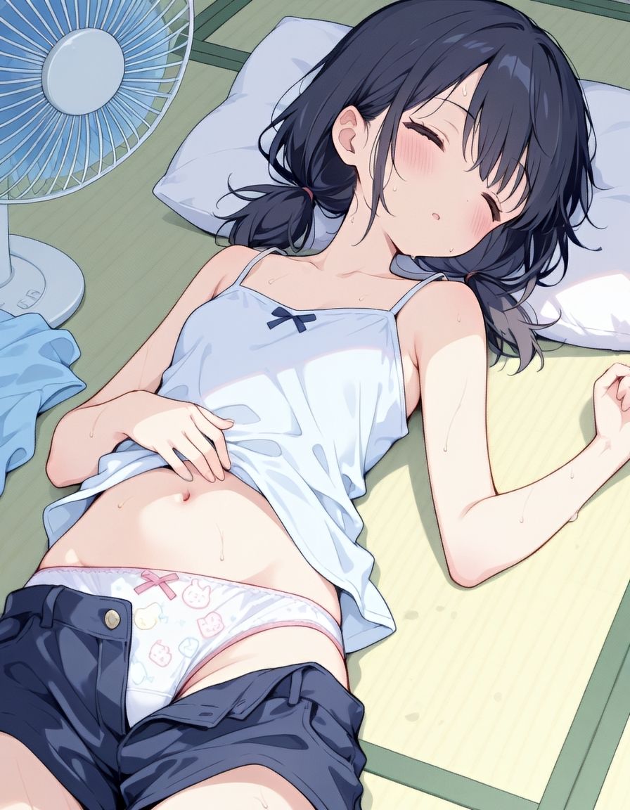 『黒髪カノジョと、ひみつのなつやすみ。vol.1』〜汗ばむ午後の、ふれた指先 〜 - サンプル画像 1