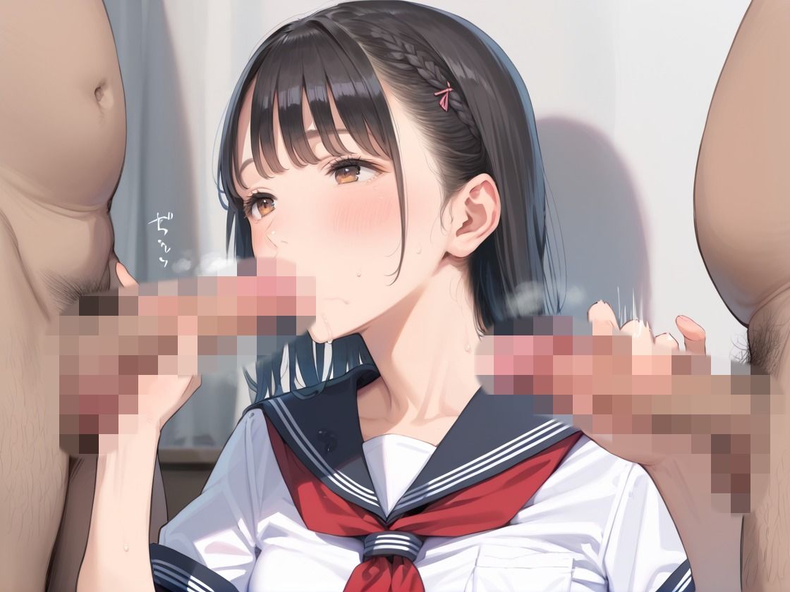 お嬢様学校の生徒に目隠し性感レッスン - サンプル画像 3