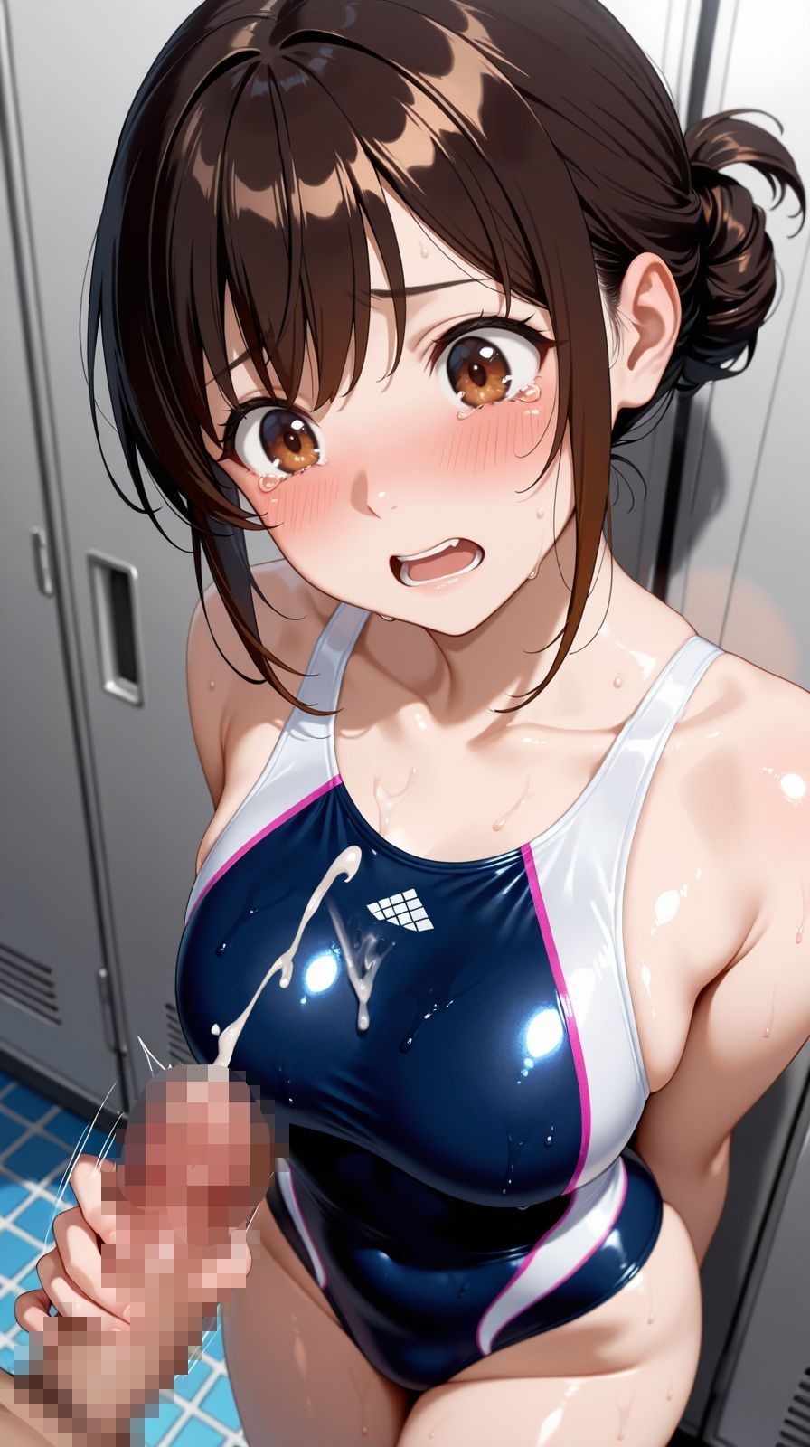 水泳部部長は性処理係〜真面目なJK水泳部のエースは顧問の肉便器となっていた〜 - サンプル画像 5