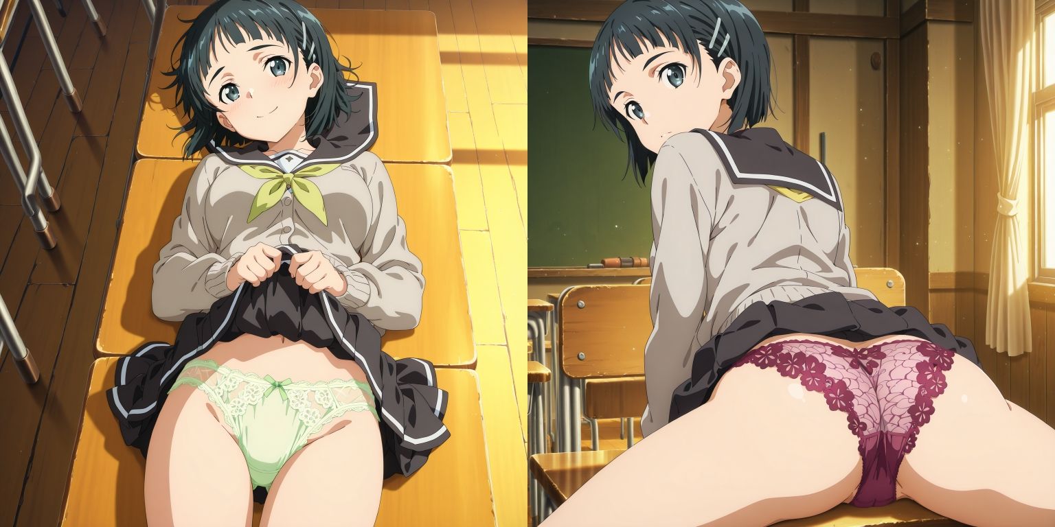 直◯のパンツ - サンプル画像 2