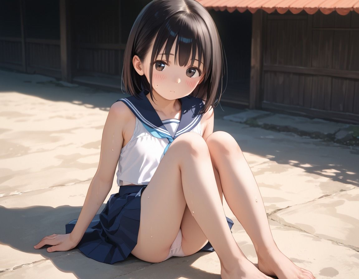 海ナンパで素人ロリをお持ち帰り - サンプル画像 8