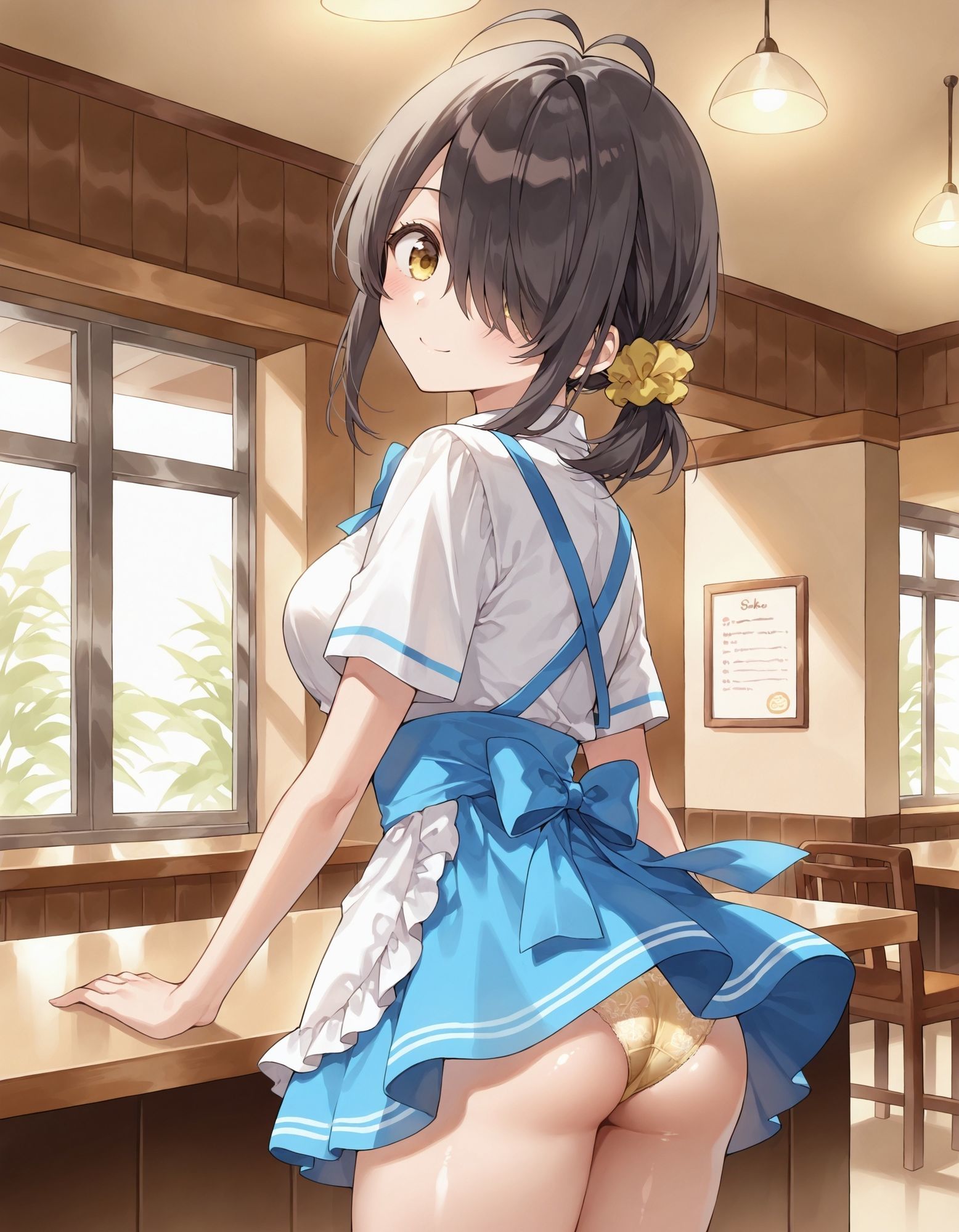 紫〇寺ことののパンチラ〜ウェイトレス編〜 - サンプル画像 6