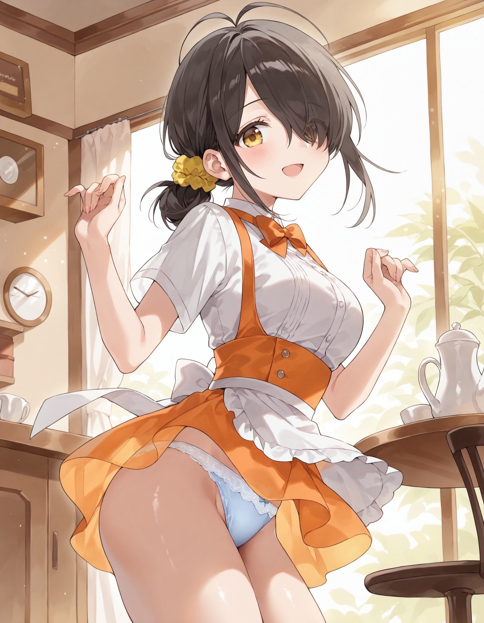 紫〇寺ことののパンチラ〜ウェイトレス編〜 - サンプル画像 7