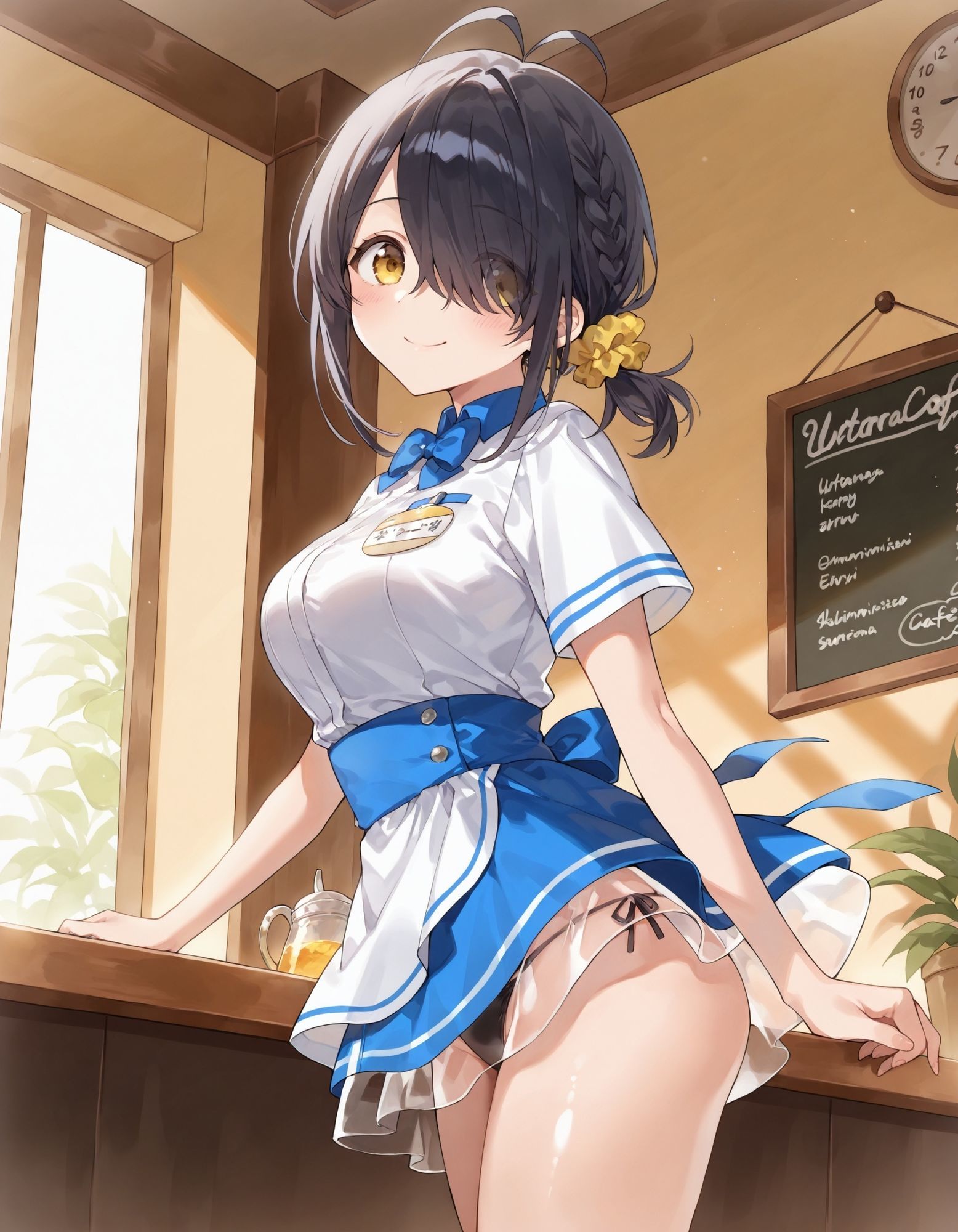 紫〇寺ことののパンチラ〜ウェイトレス編〜 - サンプル画像 8