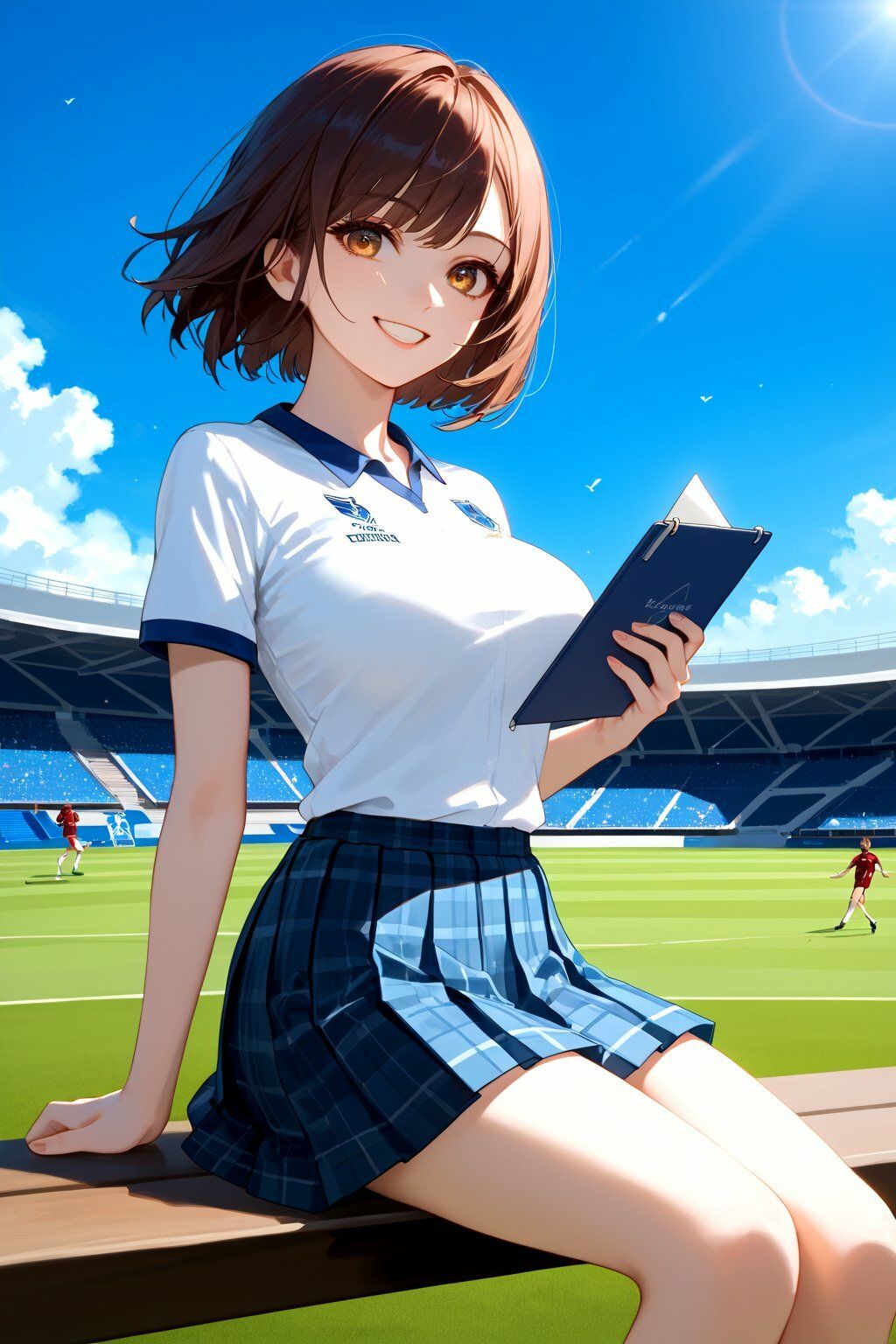 ハレンチ学園にようこそ！〜サッカー部の女子マネは、僕たちの性処理係〜 - サンプル画像 2