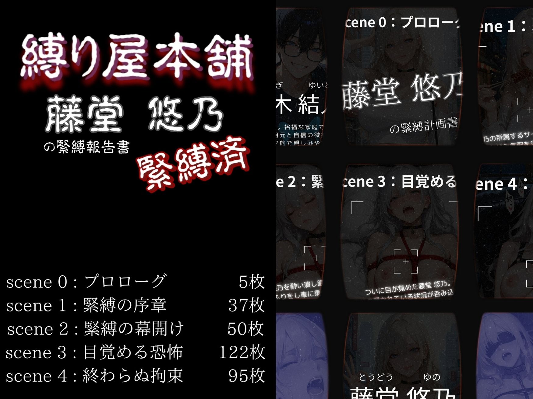 縛り屋本舗〜藤堂悠乃の緊縛報告書 - サンプル画像 1