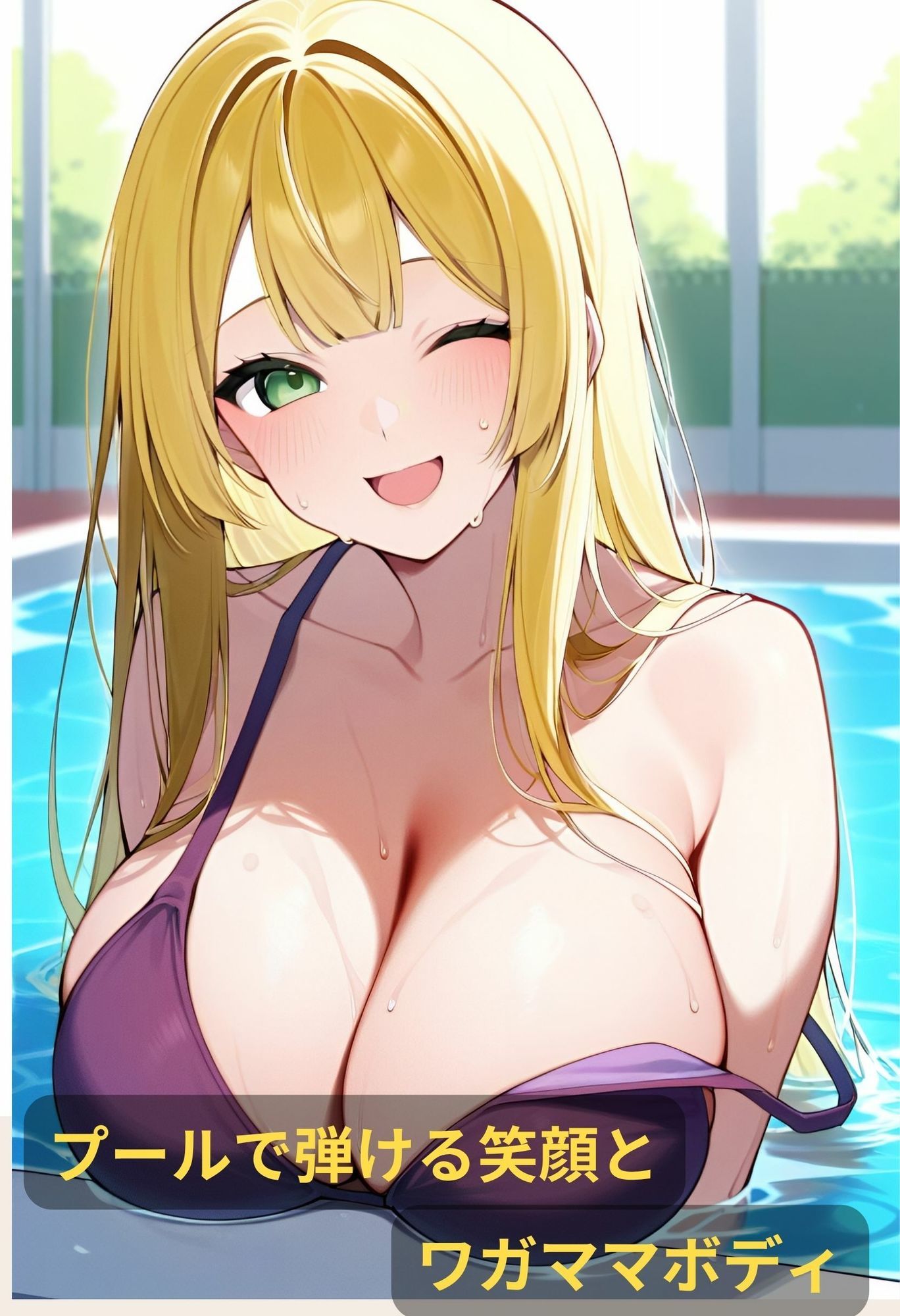 金髪女教師の刺激的な夏 - サンプル画像 5
