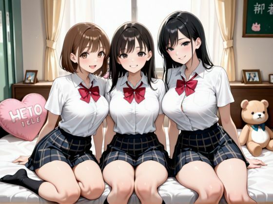 淫乱学園  ハーレム逆レ●プ - サンプル画像 1