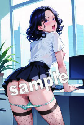 後ろガラ空き働きびじょの誘惑魅了 - サンプル画像 9