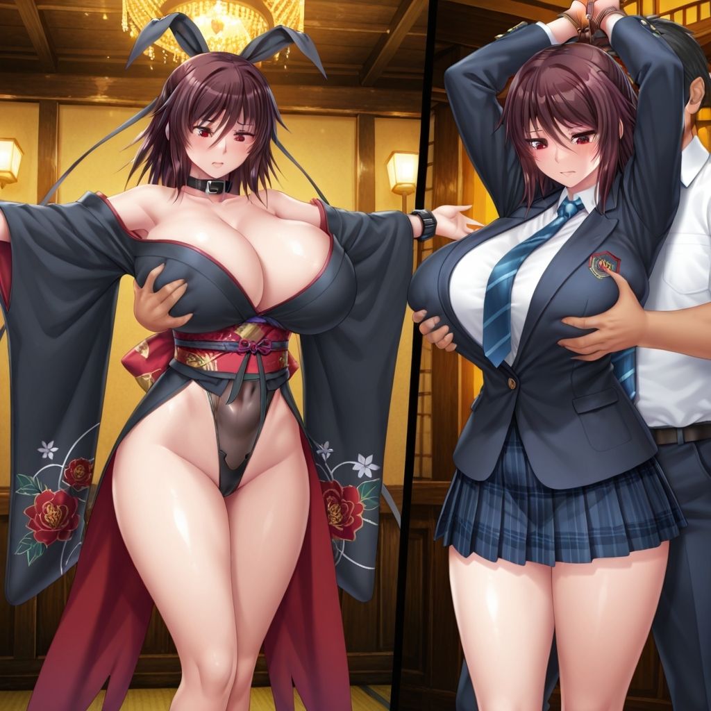 フェチコレVol.121 吊り上げ拘束されて背後からおっぱいを揉まれる対魔忍・水城不知火【枚数250枚】 - サンプル画像 7