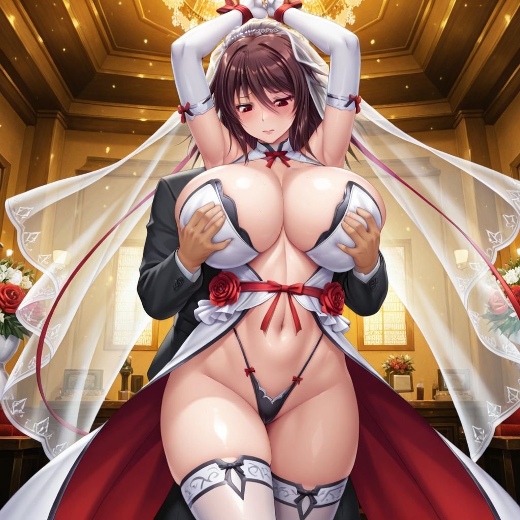 フェチコレVol.121 吊り上げ拘束されて背後からおっぱいを揉まれる対魔忍・水城不知火【枚数250枚】 - サンプル画像 8