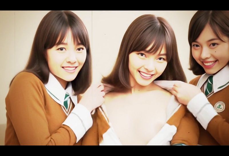 AI動画〜昭和の原風景〜飴あげるからオッパイ見せてよ - サンプル画像 7