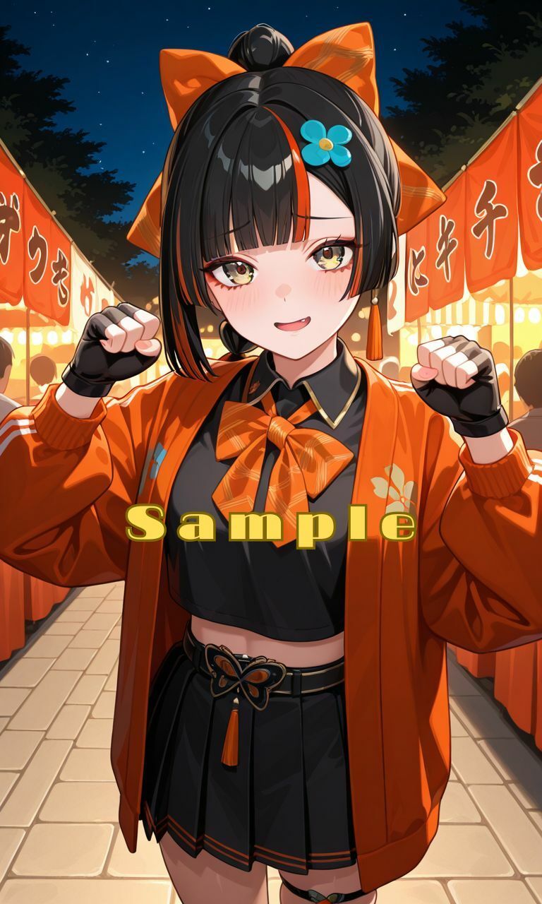 蝶◯はなびとお祭りデート♪♪ - サンプル画像 1