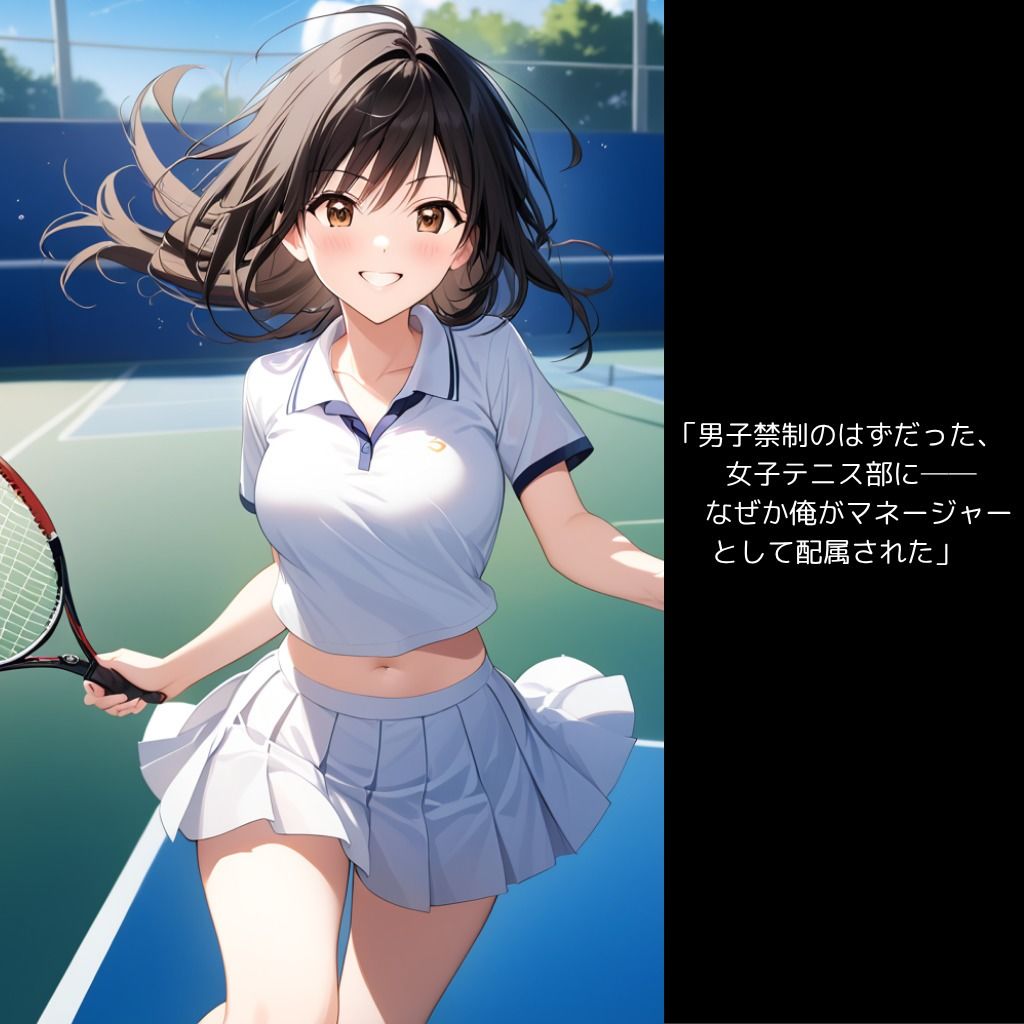 狙われた女子テニス部 - サンプル画像 1