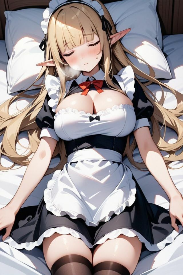 異世界ご奉仕学園_メイドエルフの夜●い実習 - サンプル画像 1