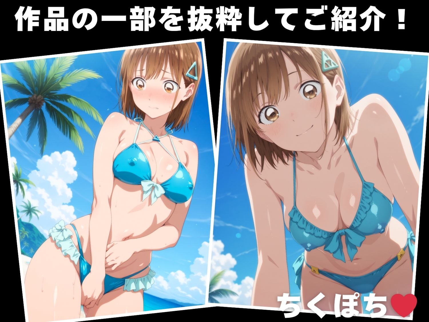 【催●・水着・妊娠】鹿● 千夏 - サンプル画像 1
