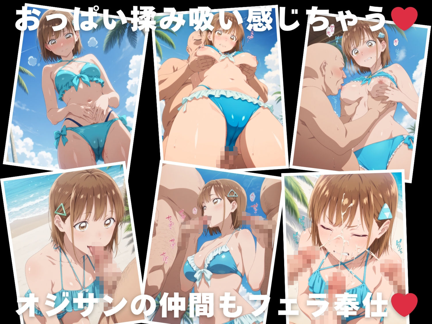 【催●・水着・妊娠】鹿● 千夏 - サンプル画像 4