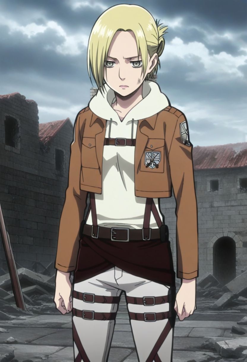 女型の巨人、その素顔は淫ら。  アニ・レオンハート - サンプル画像 1