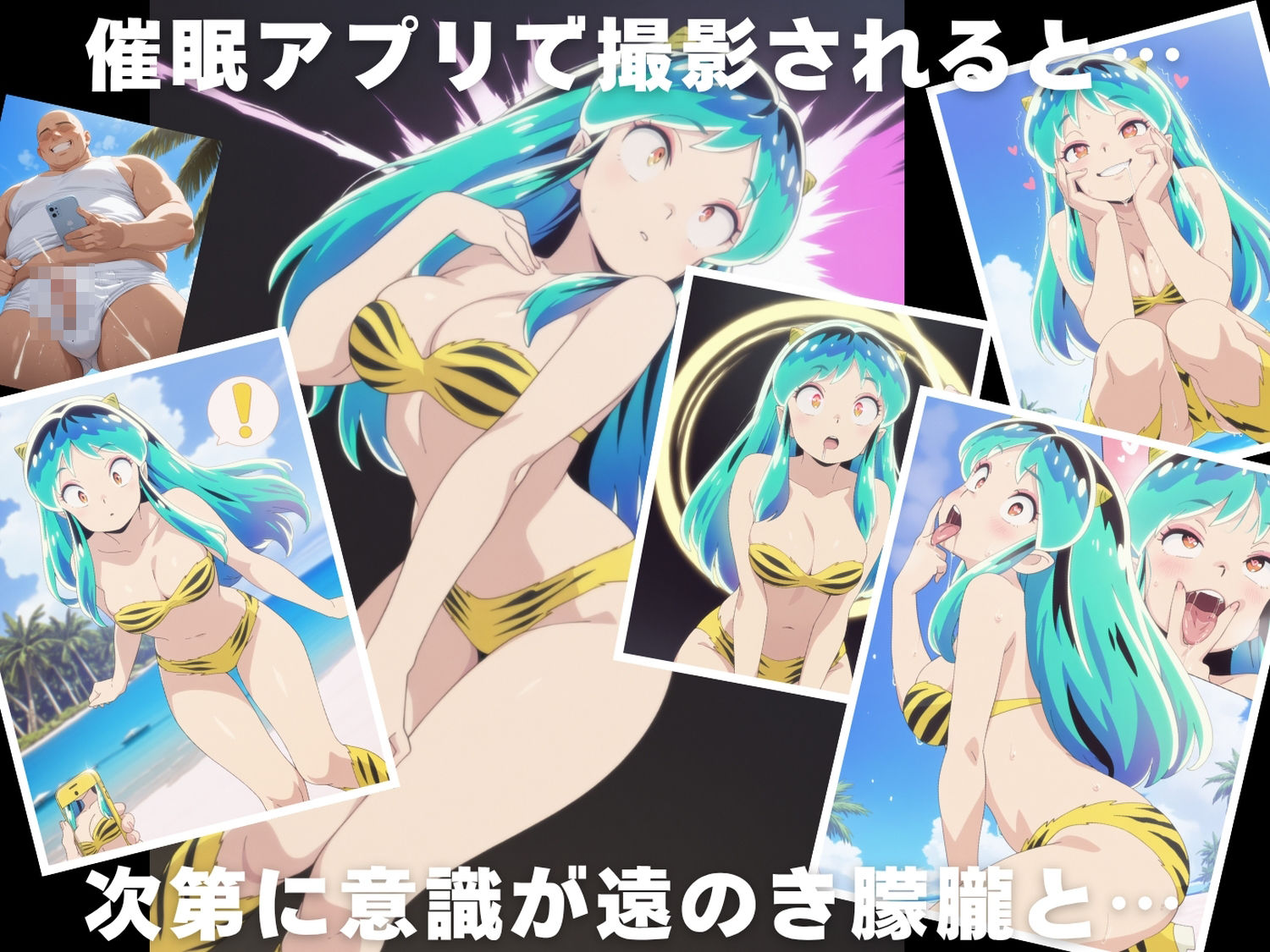 【催●・水着・妊娠】うる星や●ら  ラ● - サンプル画像 2