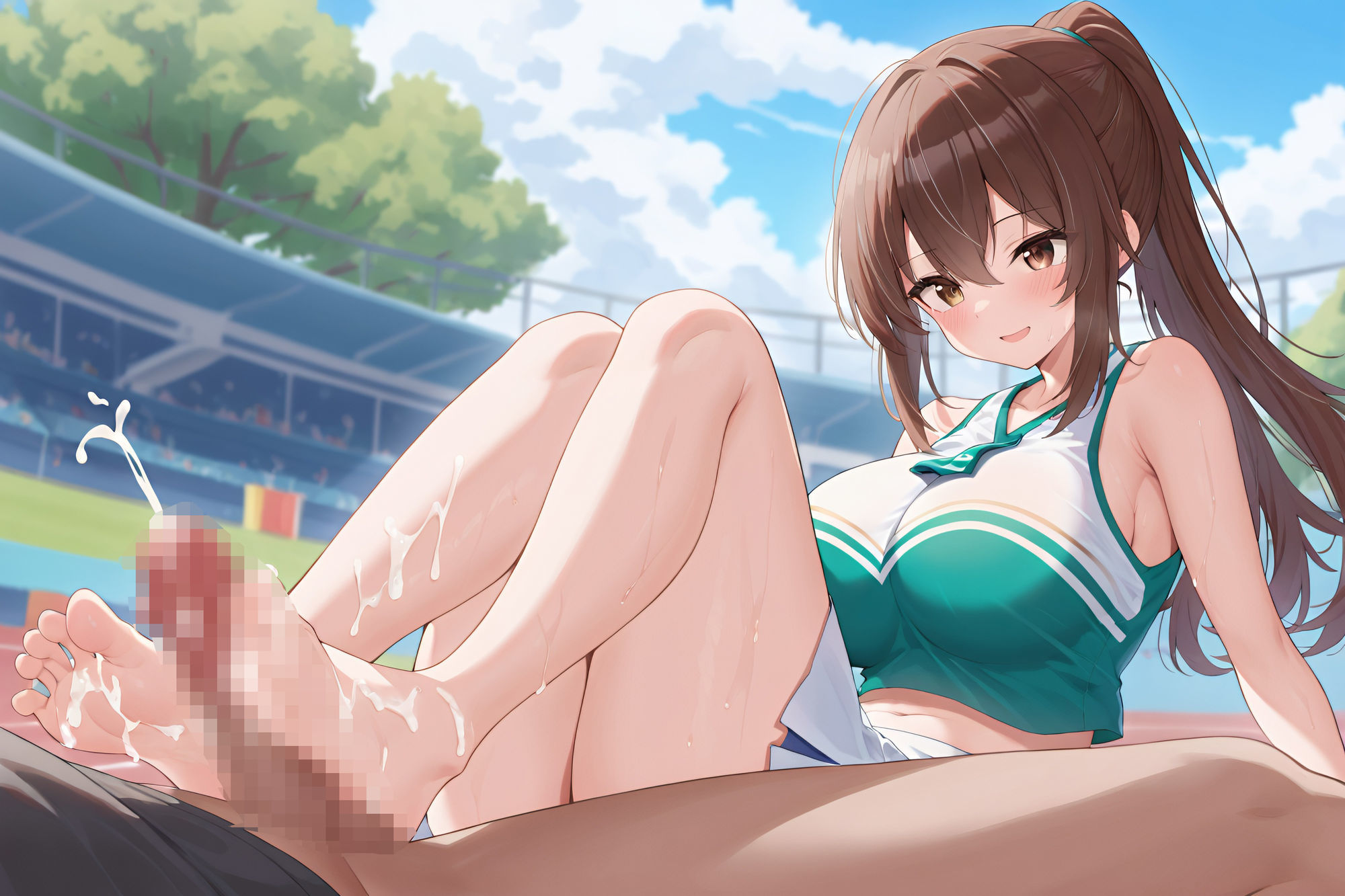 生ハメご奉仕！コスプレ女子校生の性奉仕 - サンプル画像 10