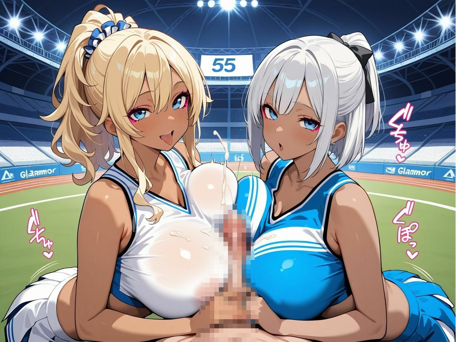 ギャルシコ学園〜チアガールと乱交性活やりまくり！〜 - サンプル画像 2
