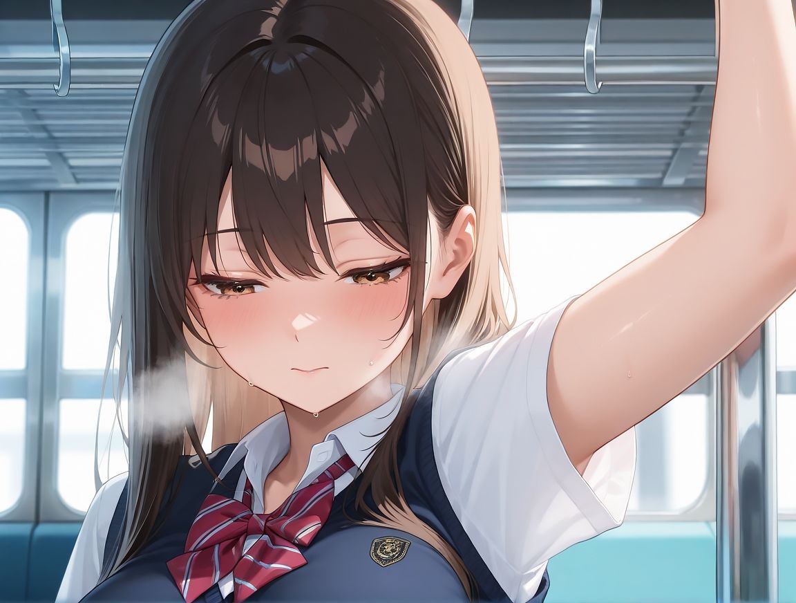 痴●列車 狙われたJKメス堕ち - サンプル画像 1