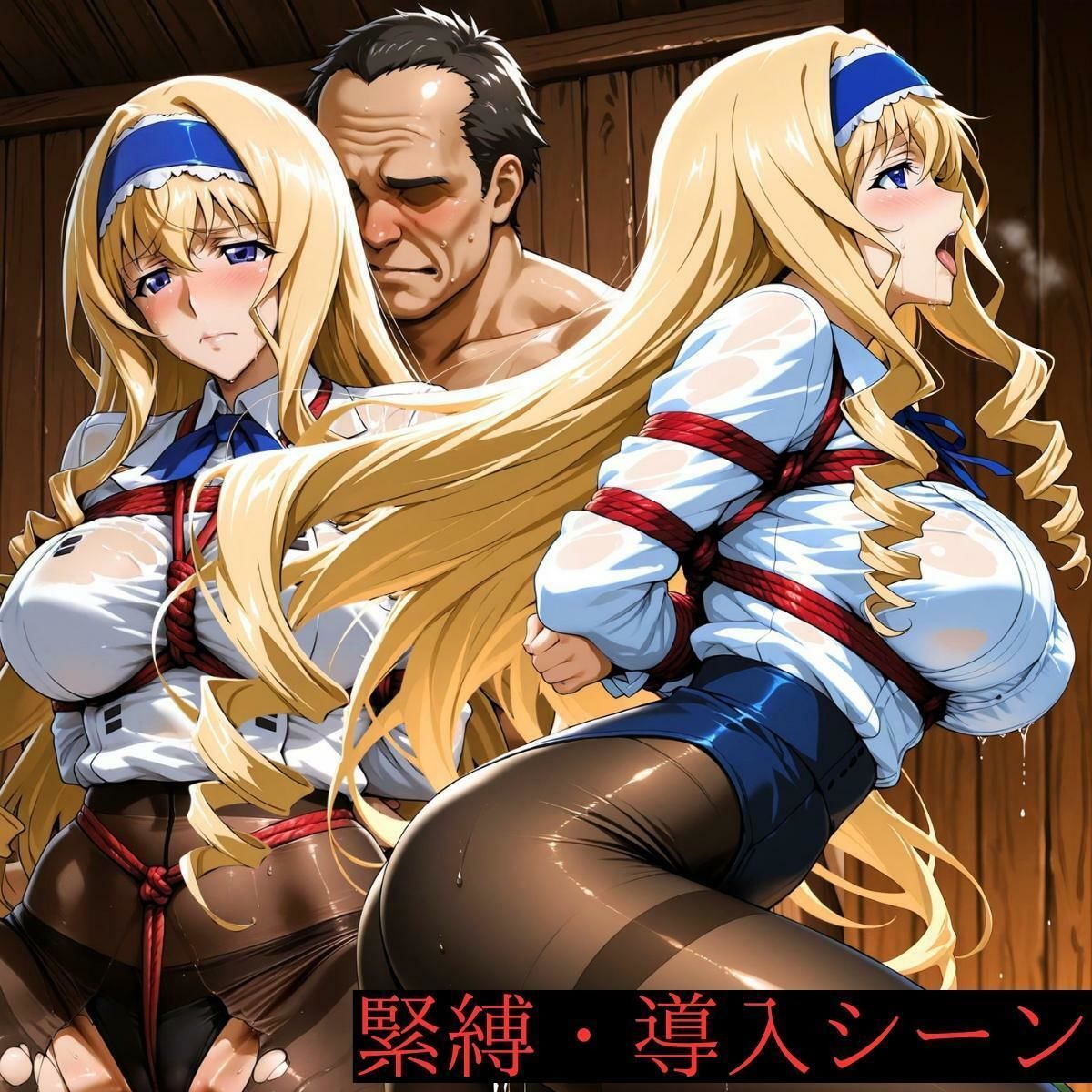 お嬢様を緊縛姦 - サンプル画像 2