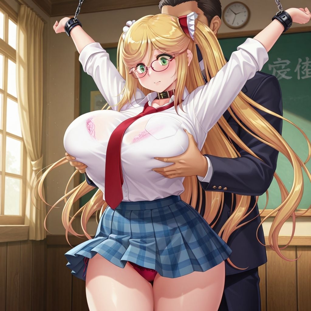 フェチコレVol.122 吊り上げ拘束されて背後からおっぱいを揉まれる対魔忍・高坂静流【枚数250枚】 - サンプル画像 1